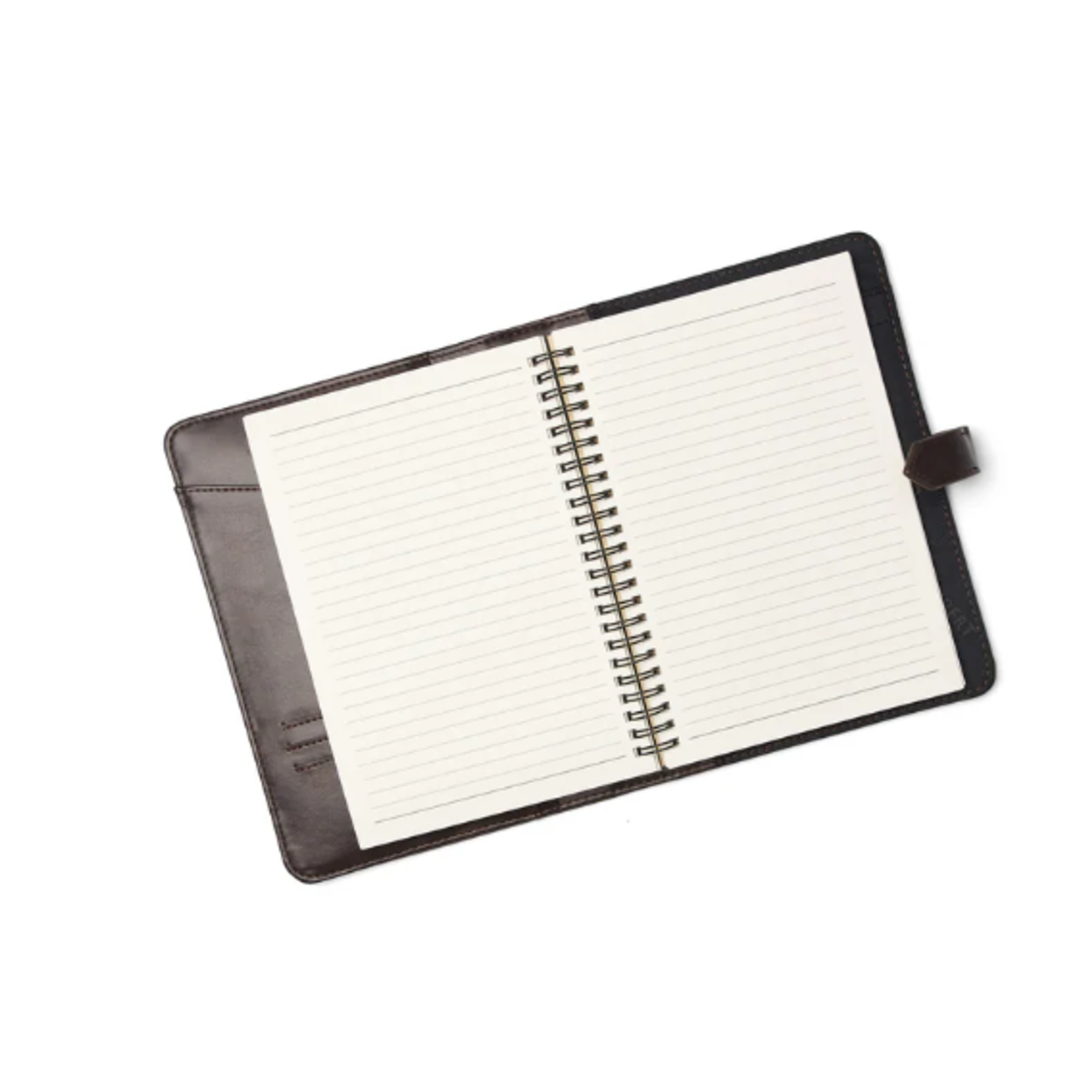 Lambert Le Ariel - Couverture à carnet en cuir vegan espresso