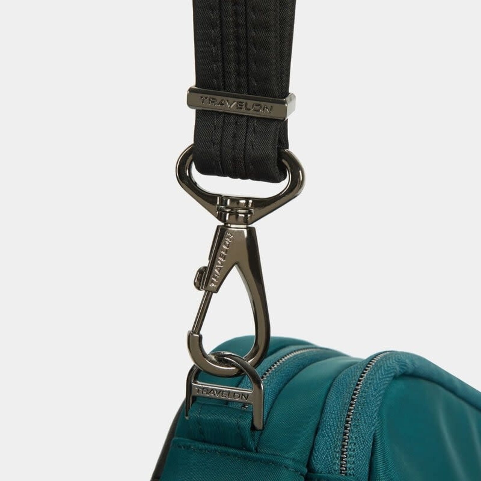 Travelon Petit sac bandoulière antivol Addison - Turquoise foncé