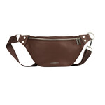 Lambert Le Sarah - Sac banane en cuir vegan - Chocolat