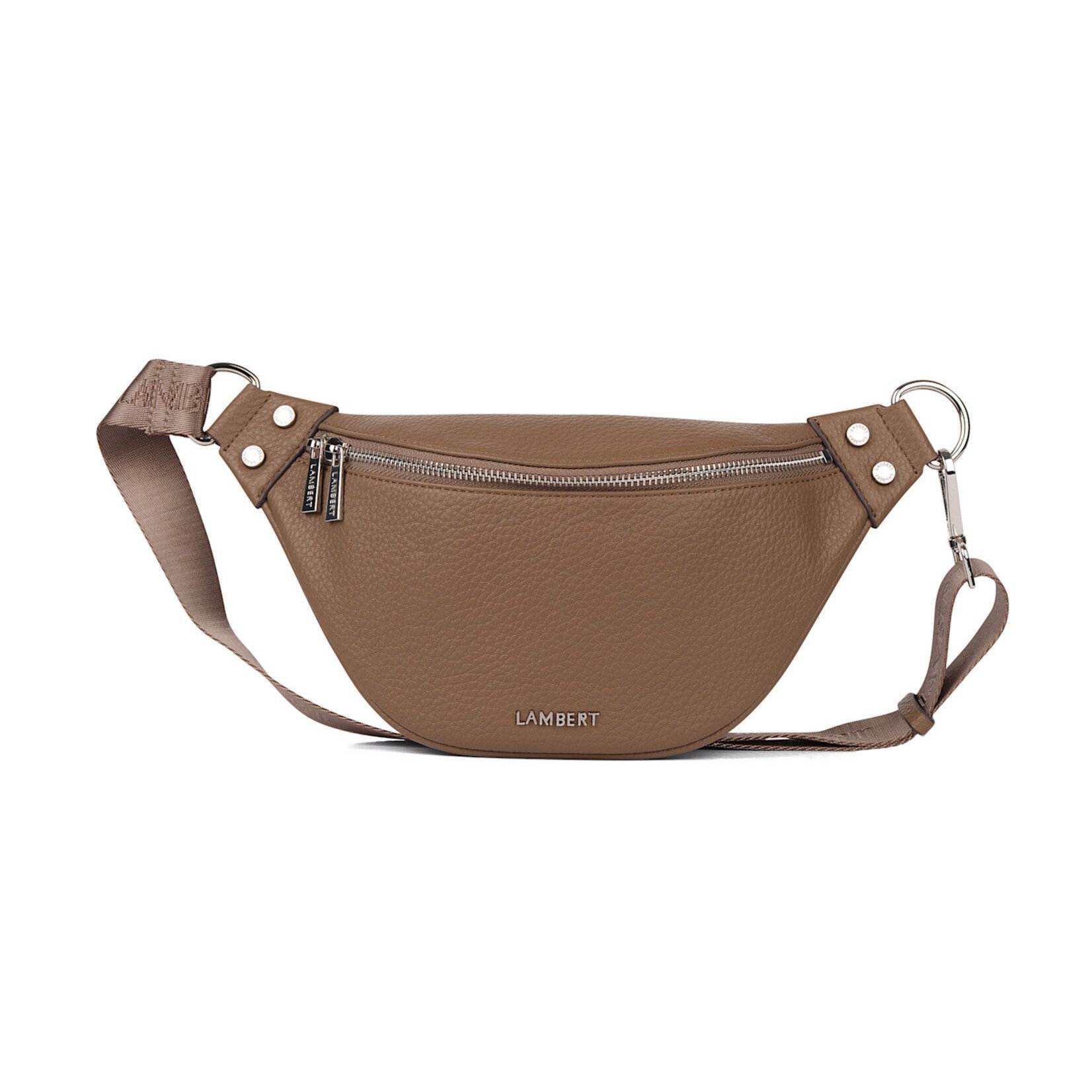 Lambert Le Sarah - Sac banane en cuir vegan - Taupe