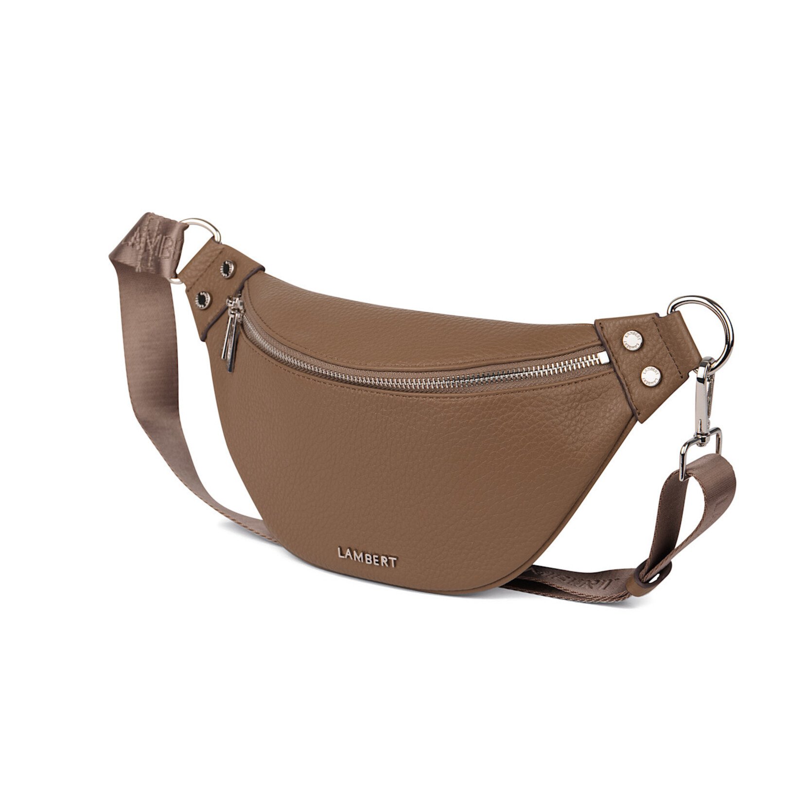 Lambert Le Sarah - Sac banane en cuir vegan - Taupe