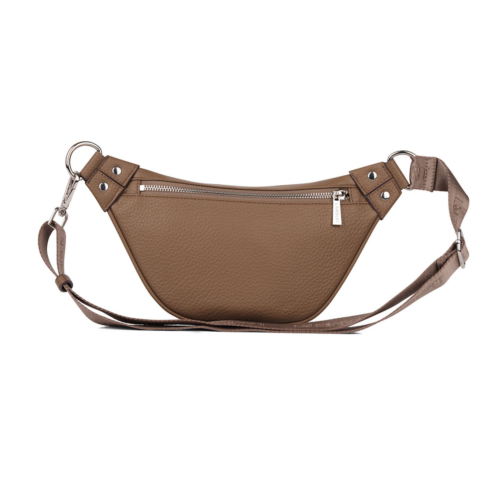 Lambert Le Sarah - Sac banane en cuir vegan - Taupe