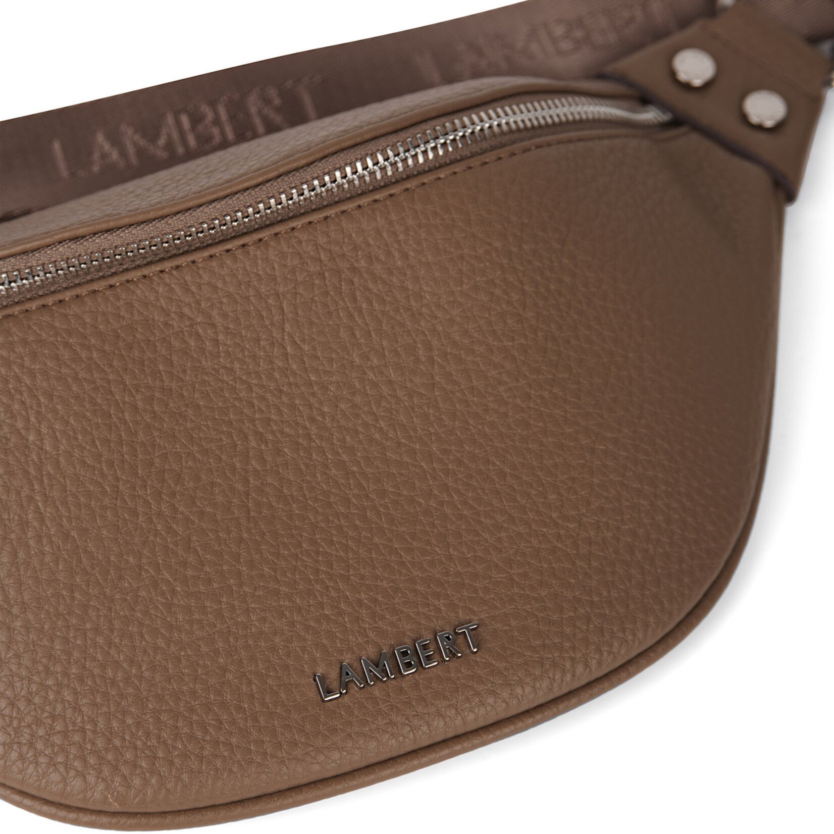 Lambert Le Sarah - Sac banane en cuir vegan - Taupe