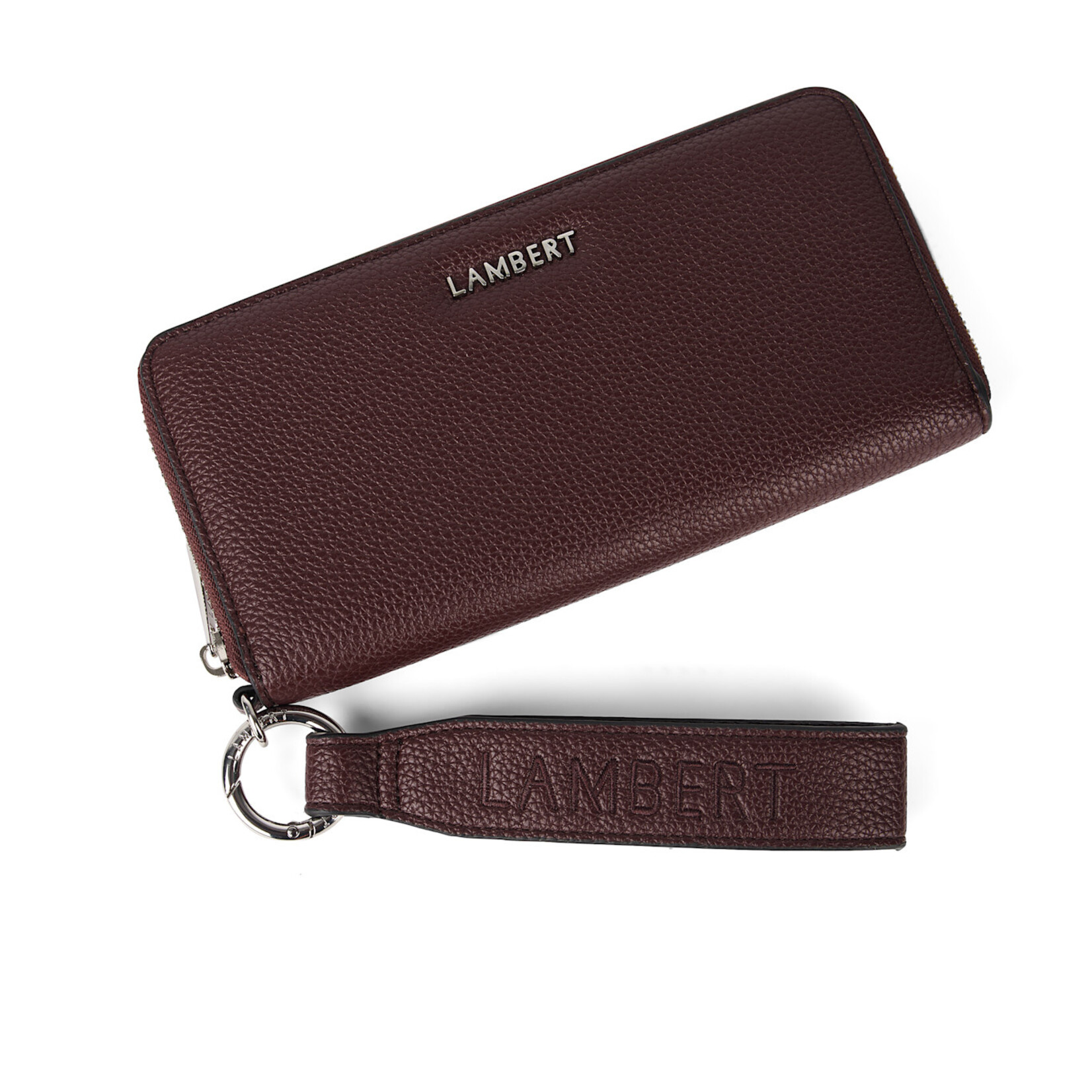 Lambert Le Mina - Portefeuille en cuir vegan - Mahogany