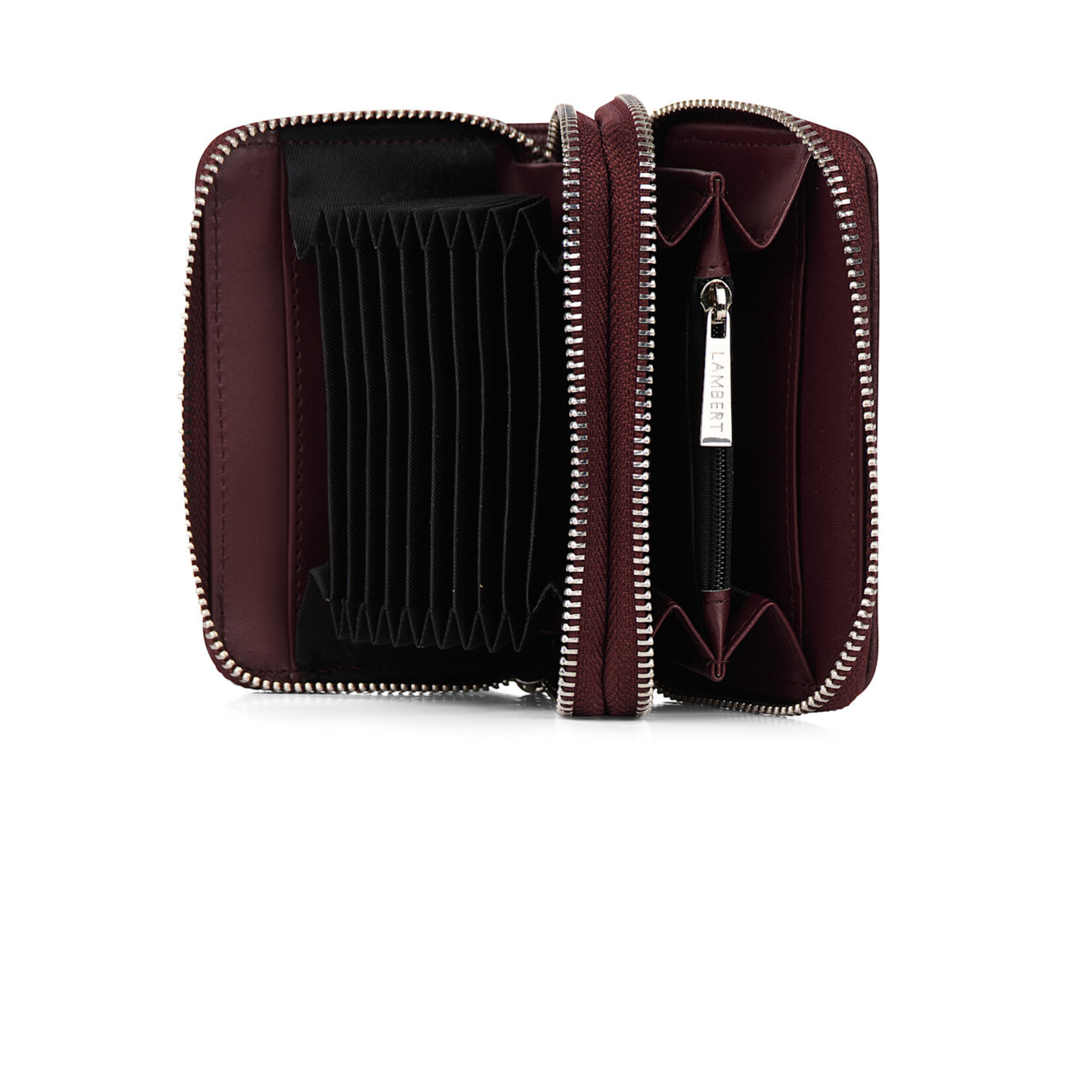 Lambert Le Megan - Portefeuille en cuir vegan - Mahogany