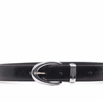 Lambert La Dallas - Ceinture en cuir vegan - Noir (médium)