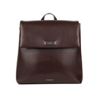 Lambert Le Polly - Sac à dos en cuir vegan lustré - Bark