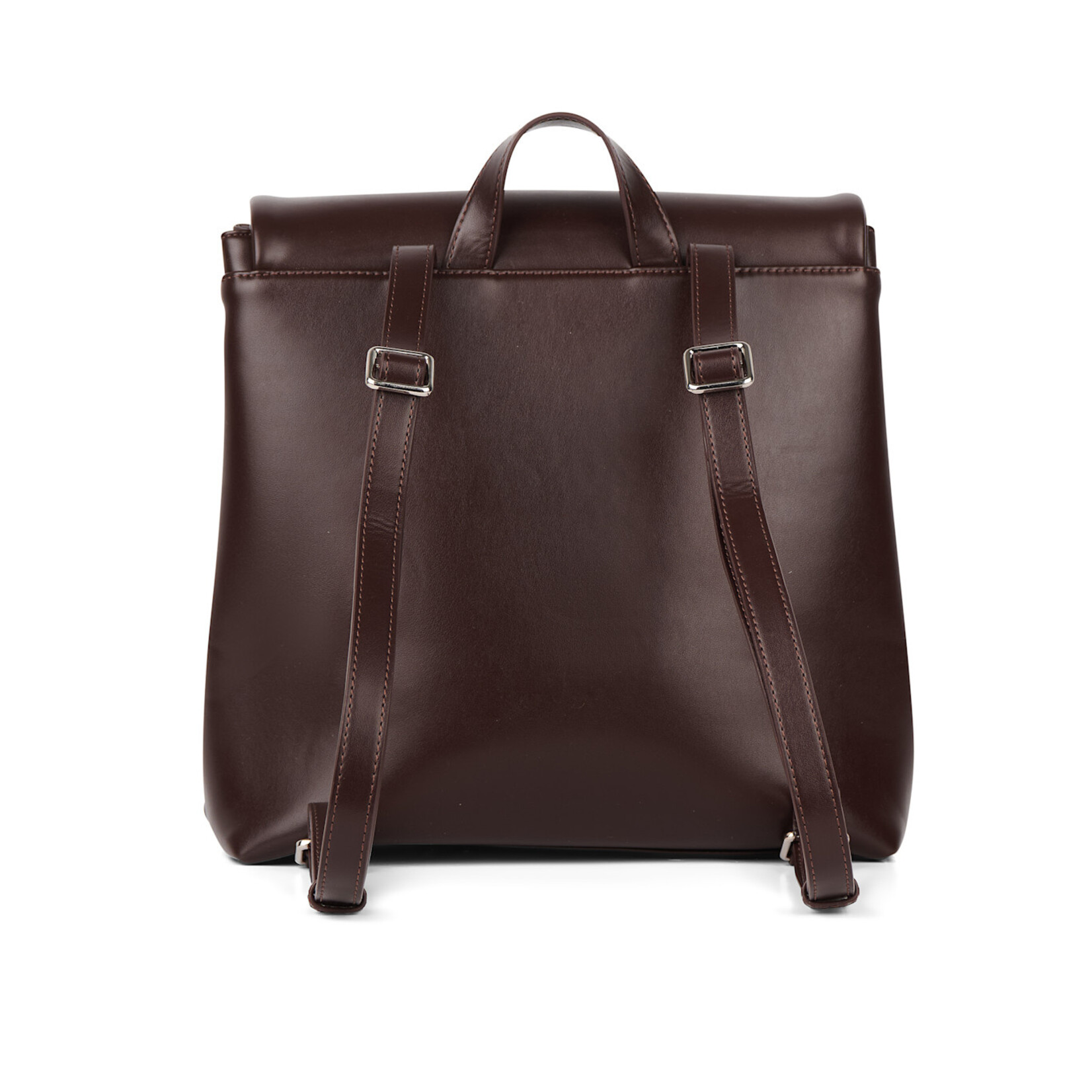 Lambert Le Polly - Sac à dos en cuir vegan lustré - Bark