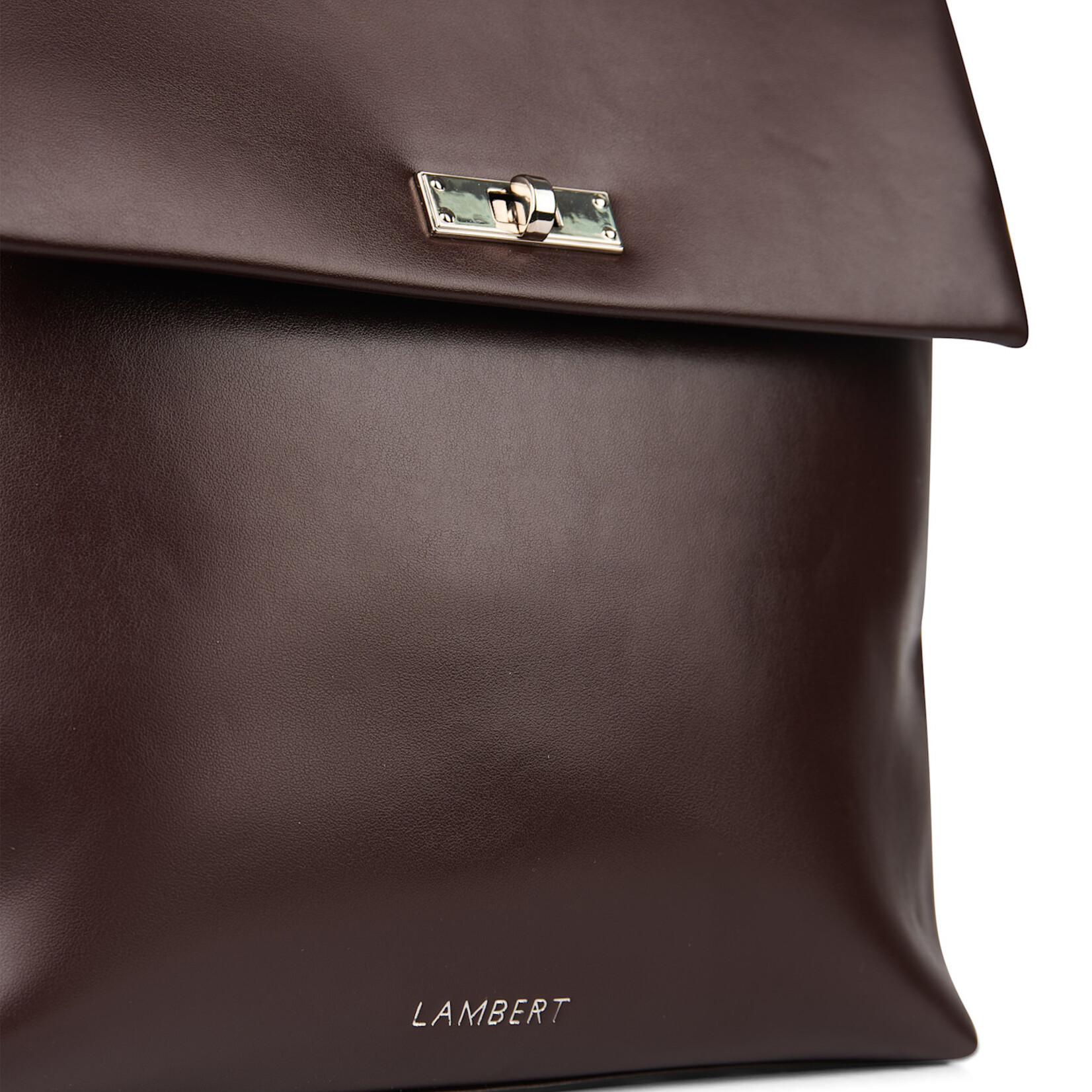 Lambert Le Polly - Sac à dos en cuir vegan lustré - Bark