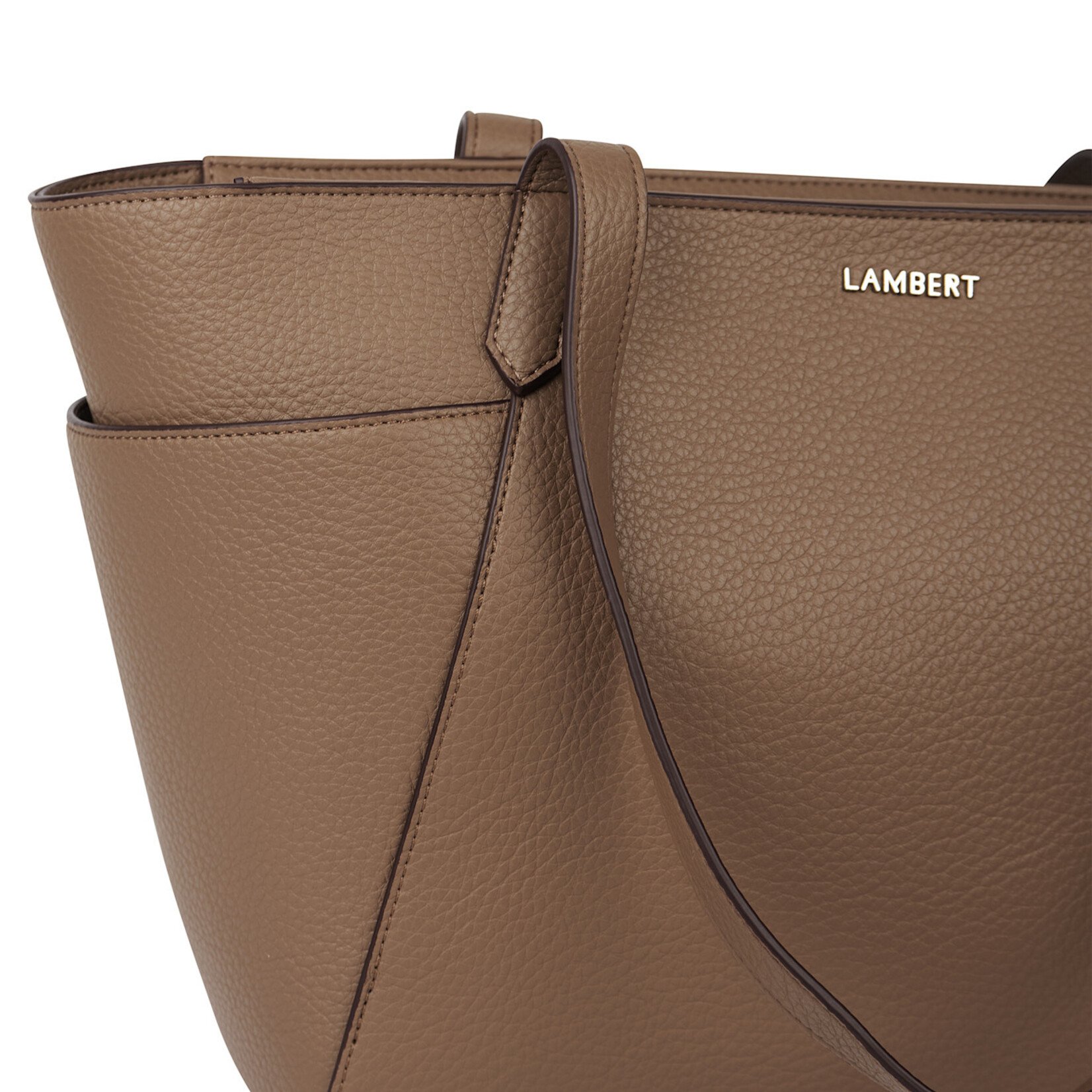 Lambert Le Opale - Sac fourre-tout en cuir vegan - Taupe