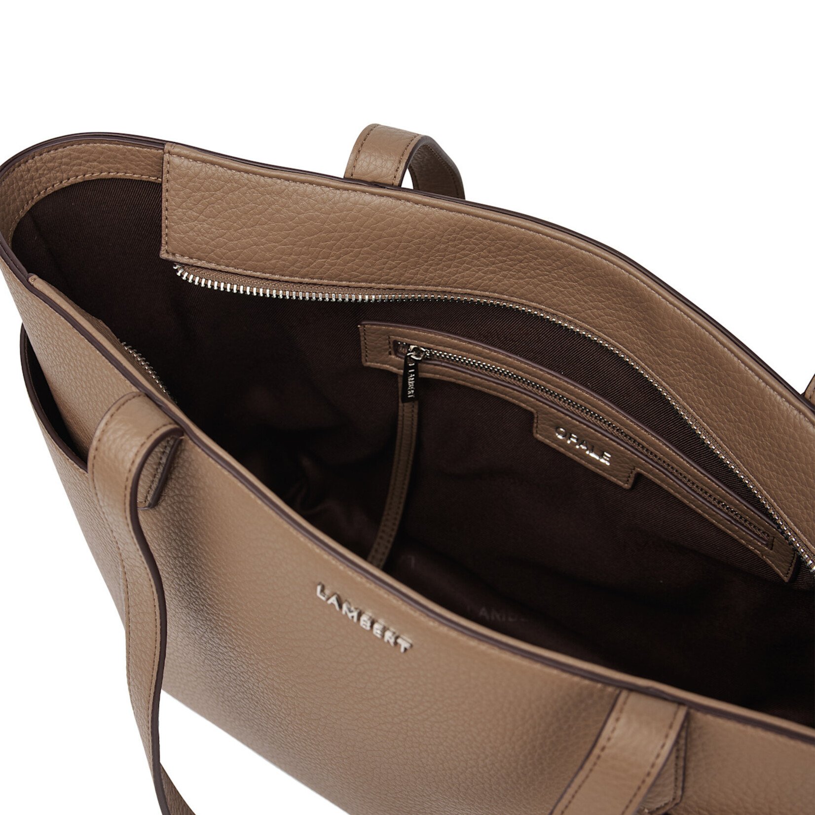 Lambert Le Opale - Sac fourre-tout en cuir vegan - Taupe