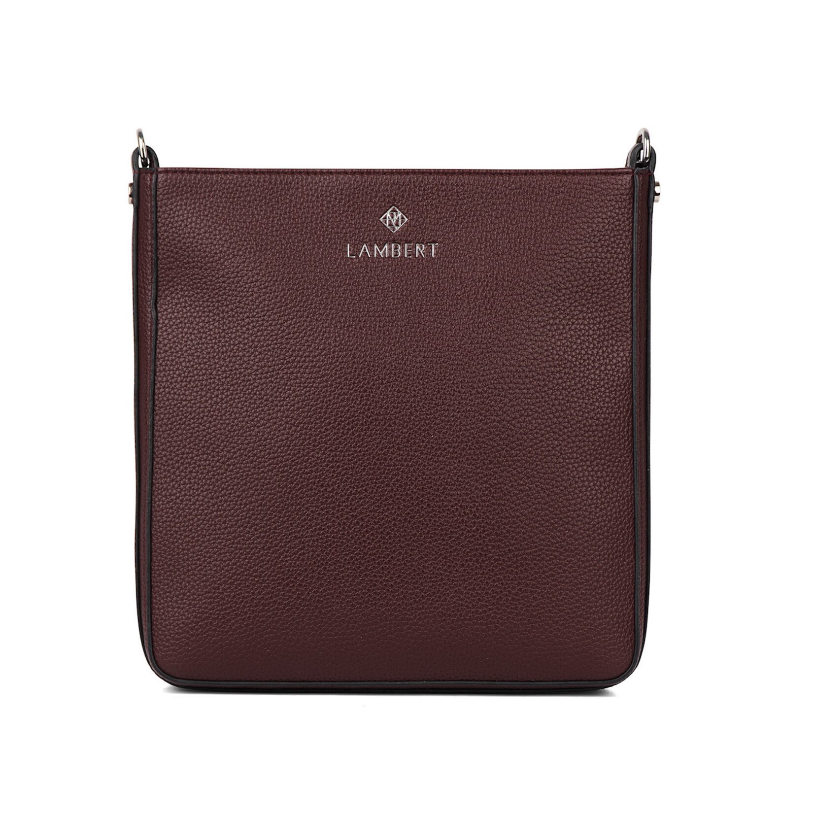 Lambert Le Natalia - Sac bandoulière en cuir végan recyclé - Mahogany