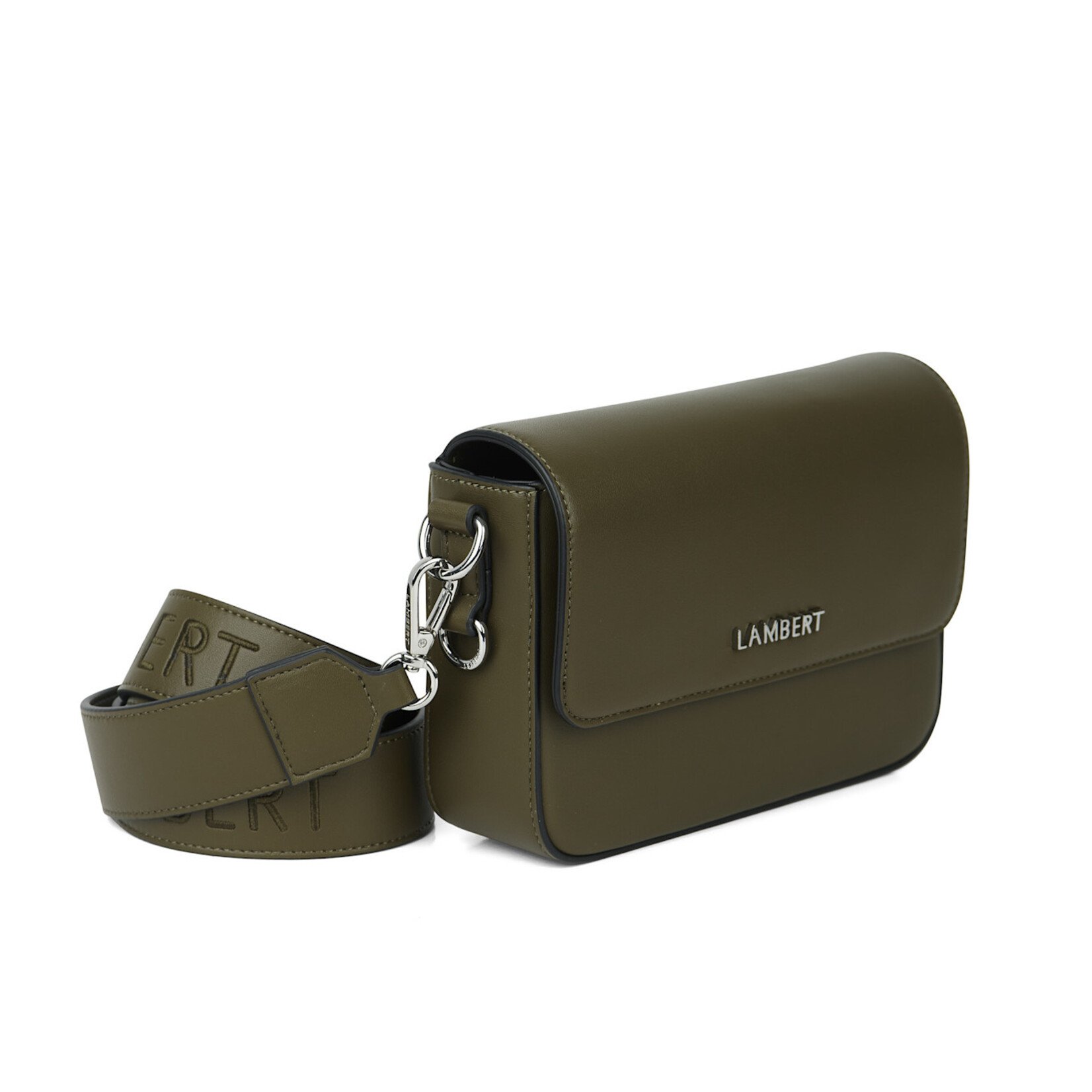 Lambert Le Amélie - Sac à main 2-en-1 en cuir vegan - Cedar