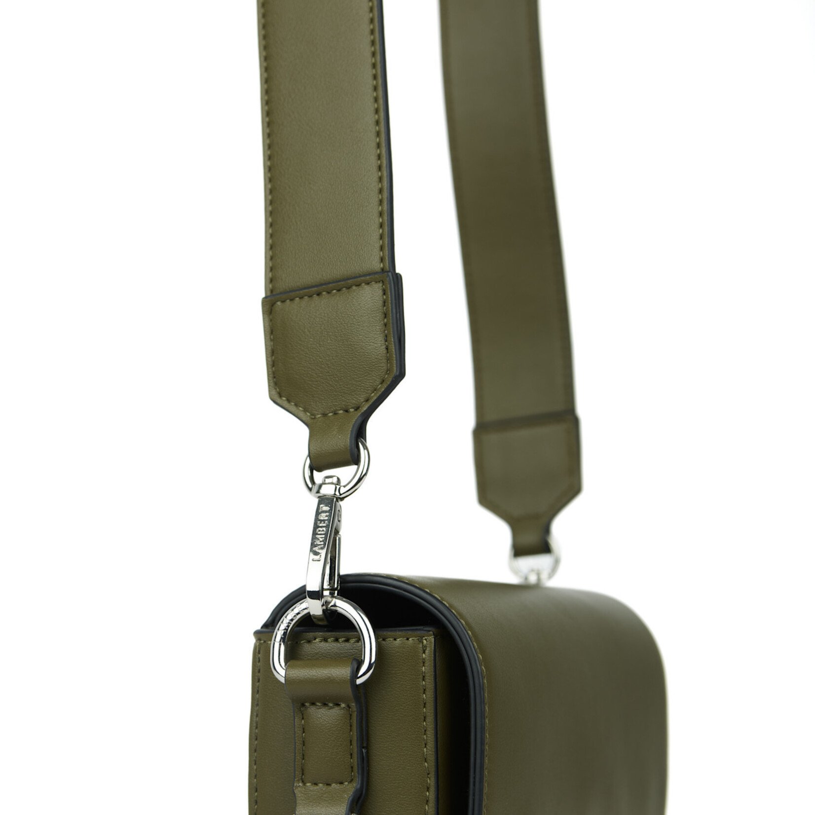 Lambert Le Amélie - Sac à main 2-en-1 en cuir vegan - Cedar