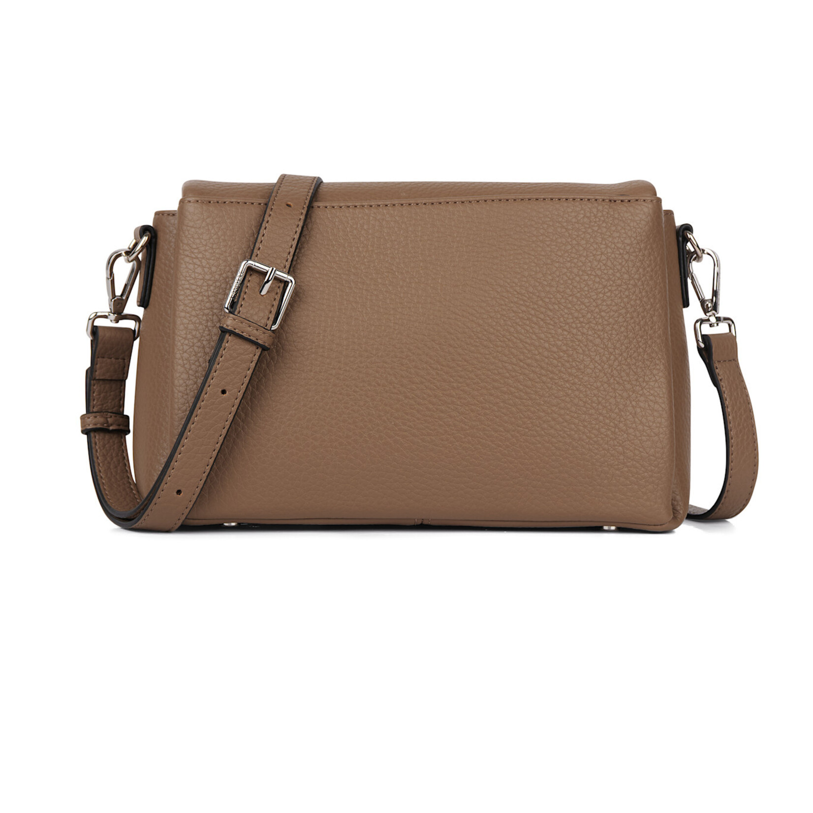 Lambert Le Judy - Sac à main bandoulière en cuir vegan - Taupe