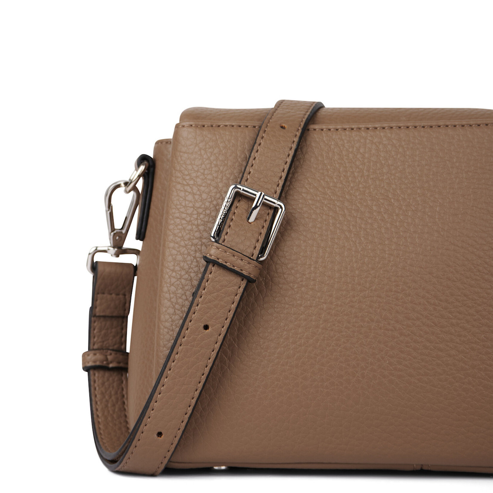 Lambert Le Judy - Sac à main bandoulière en cuir vegan - Taupe