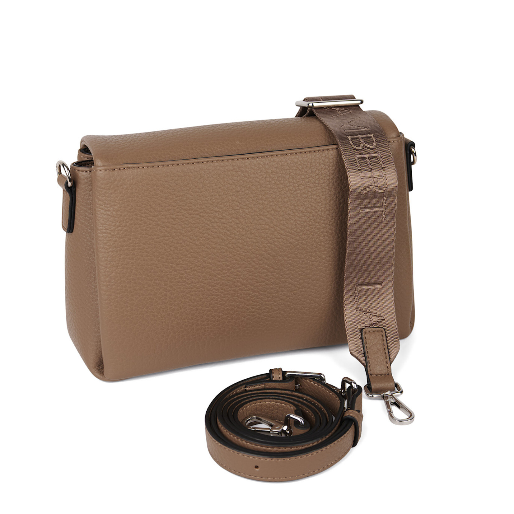 Lambert Le Judy - Sac à main bandoulière en cuir vegan - Taupe