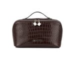 Lambert La Jolie - Trousse à maquillage en cuir vegan - Bark Croco