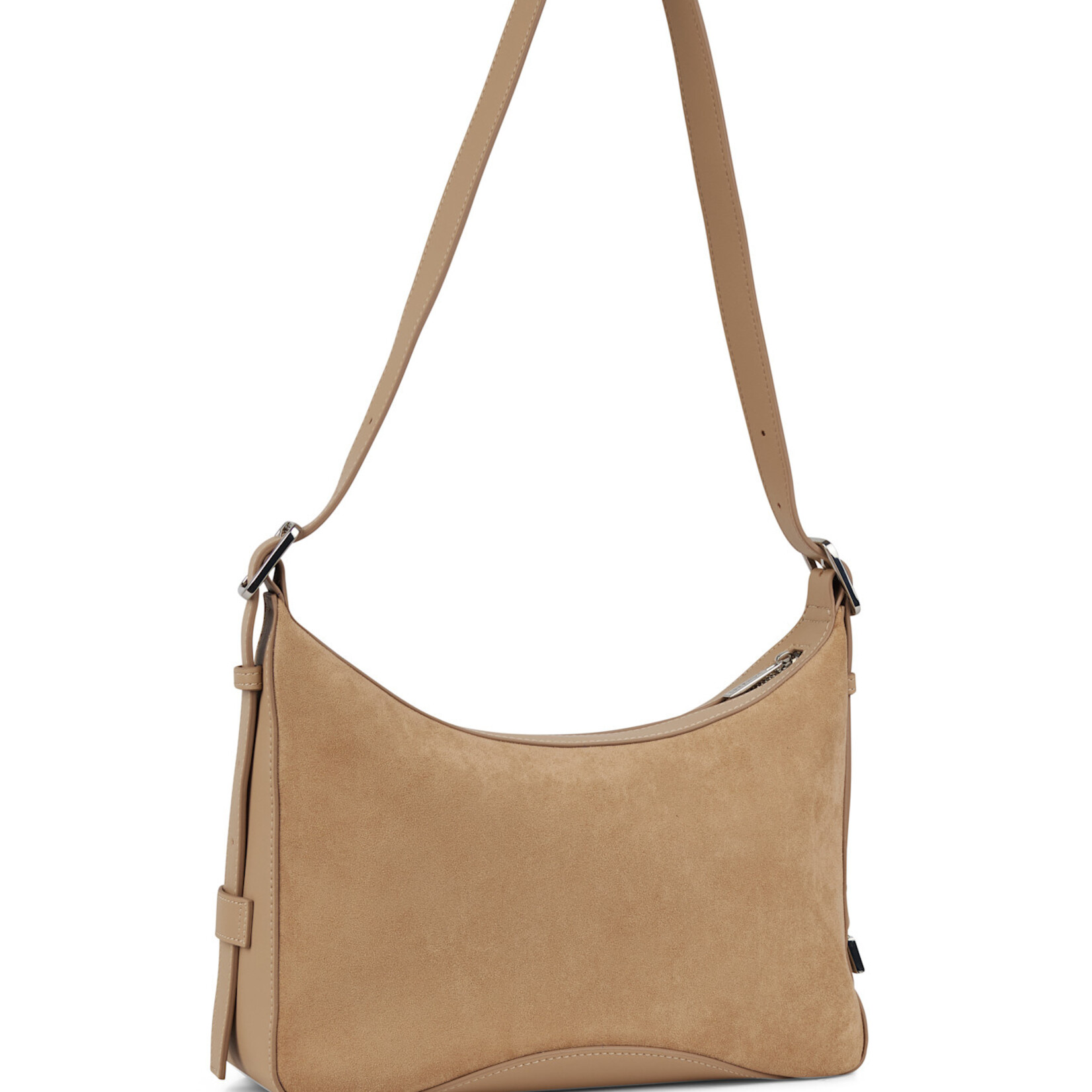 Lambert Le Audrey - Sac à main 2-en-1 en suède - Beige