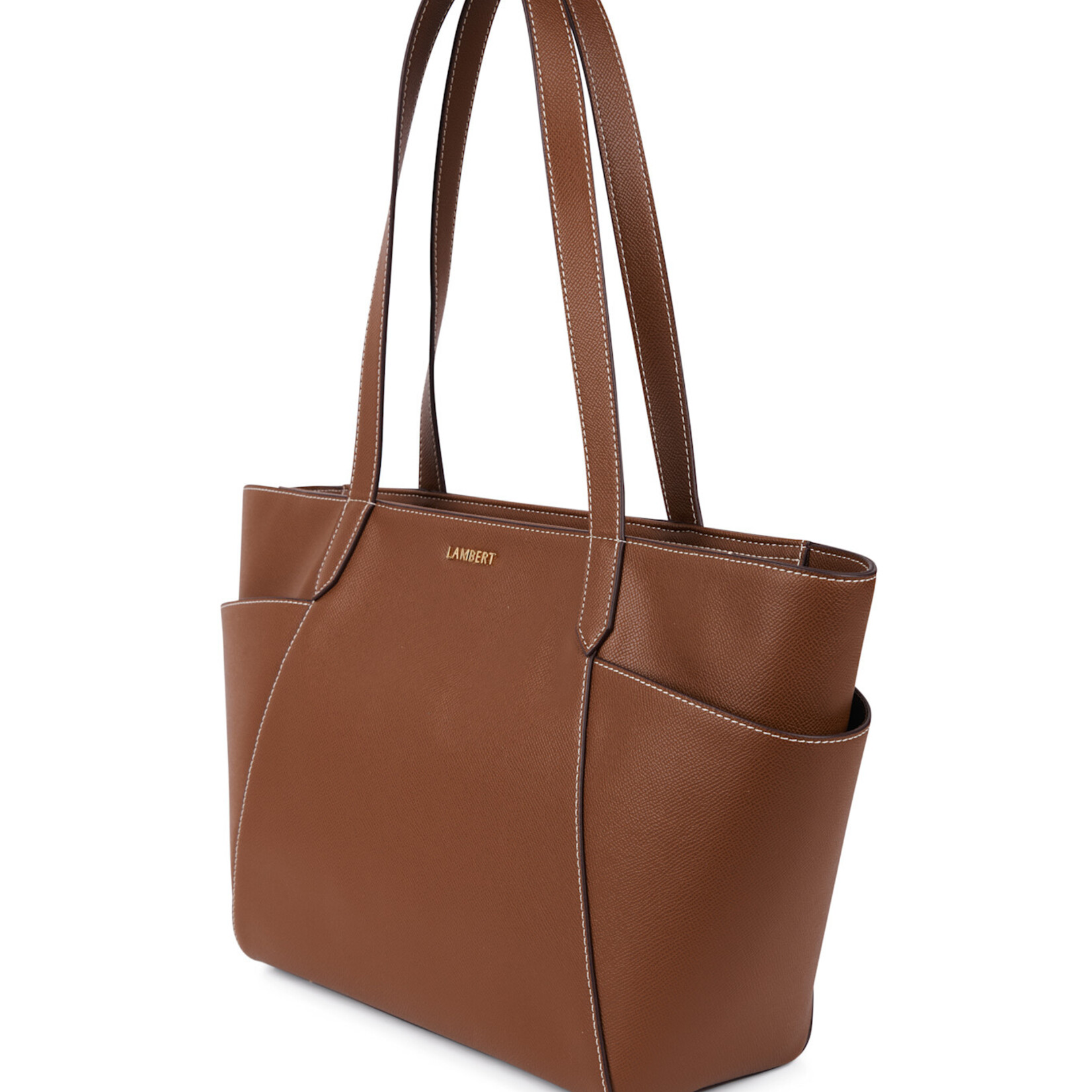 Lambert Le Opale - Sac fourre-tout en cuir vegan - Noisette