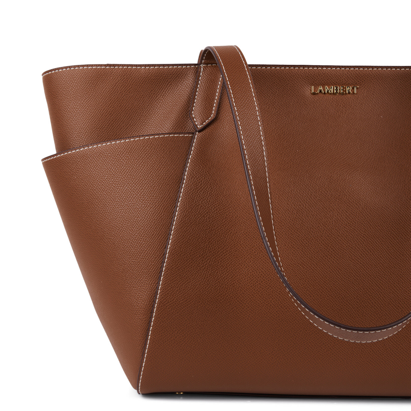 Lambert Le Opale - Sac fourre-tout en cuir vegan - Noisette