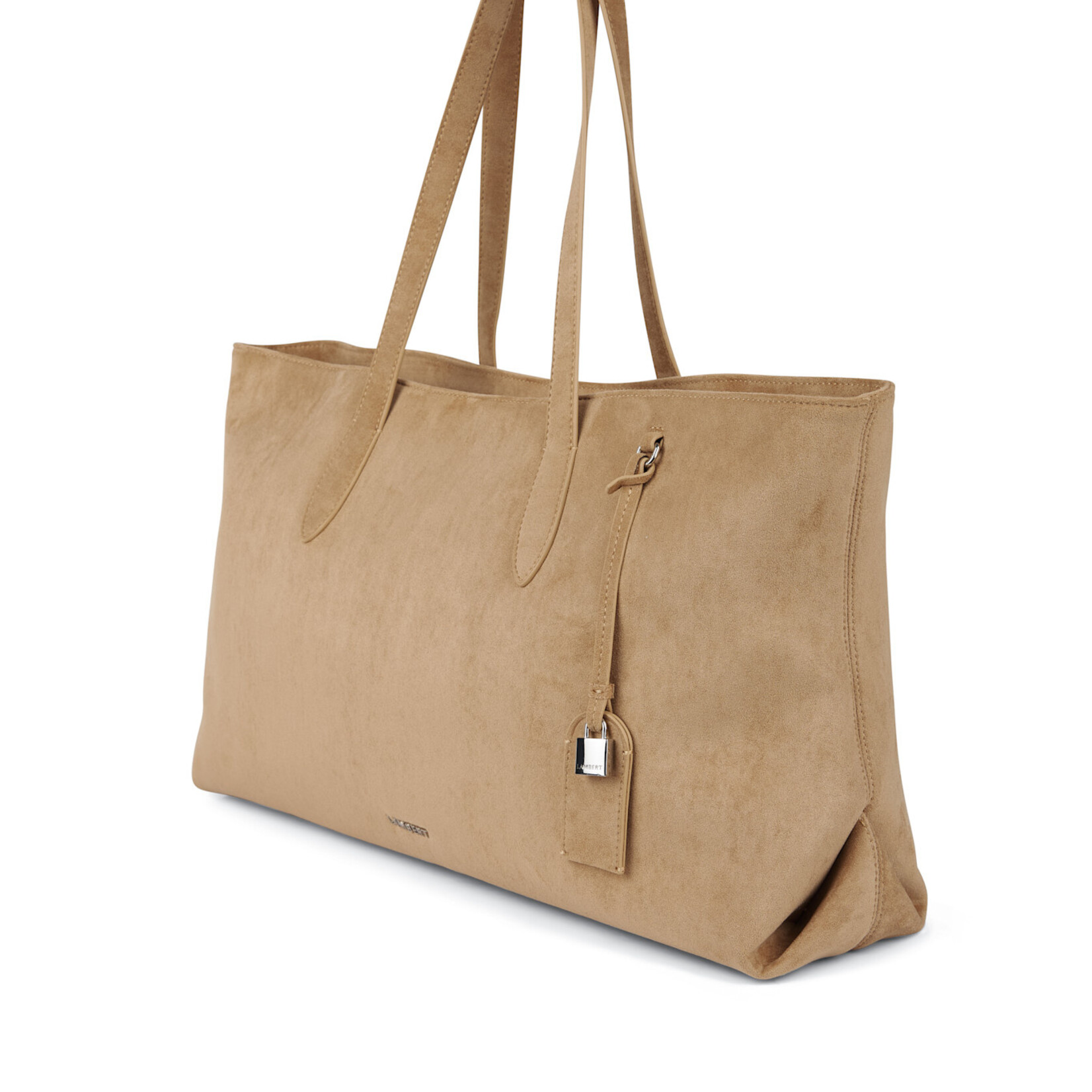 Lambert Le Britney - Sac fourre-tout en suède - Beige