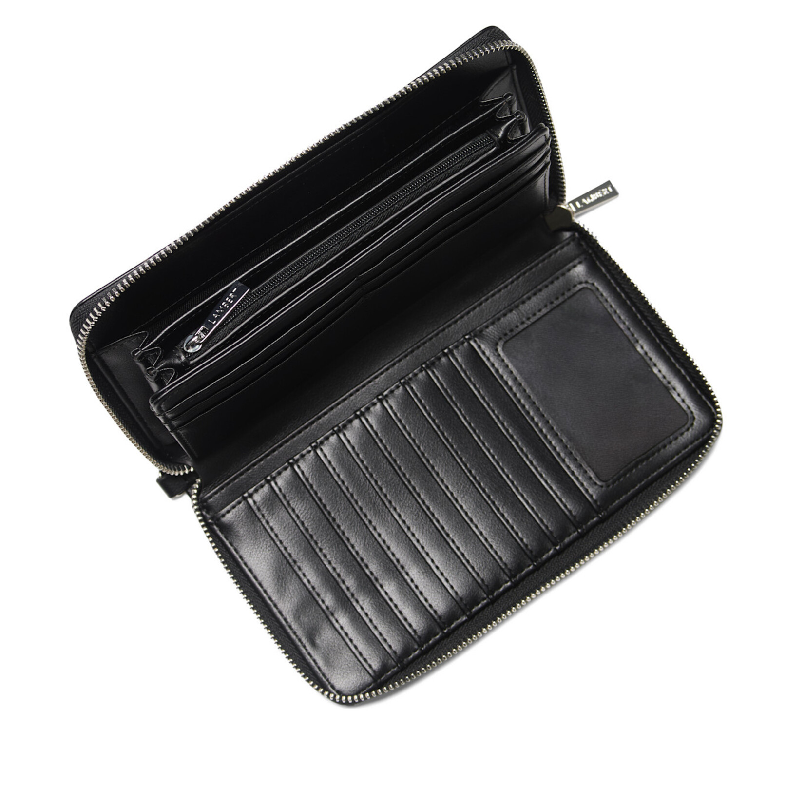 Lambert Le Calla - Portefeuille en cuir vegan - Noir