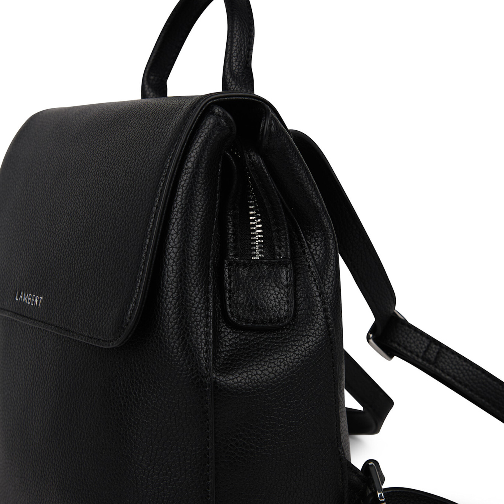 Lambert Le Cynthia - Sac à dos en cuir vegan - Noir