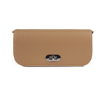 Lambert Le Dakota- Petit sac à main en cuir vegan - Beige