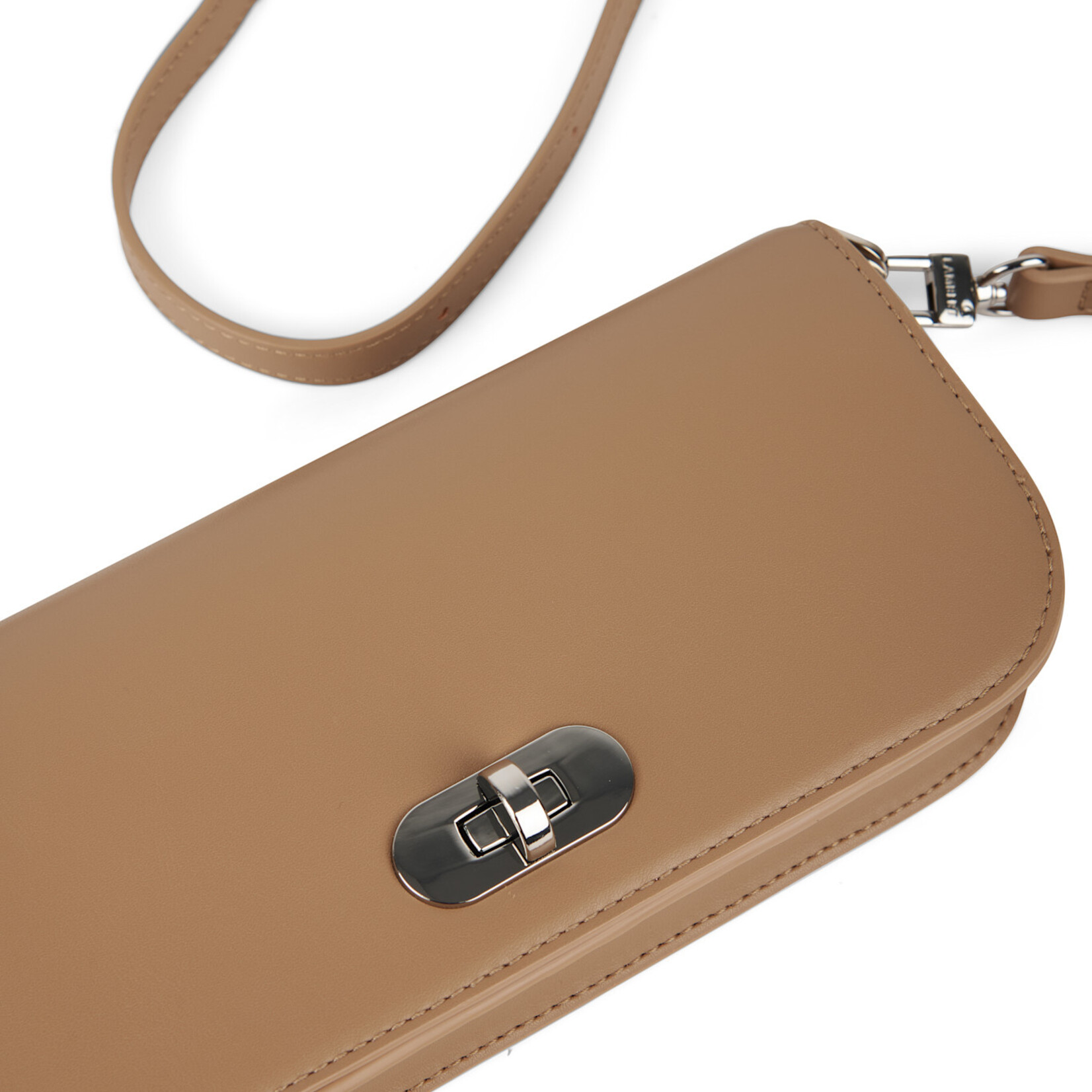Lambert Le Dakota- Petit sac à main en cuir vegan - Beige