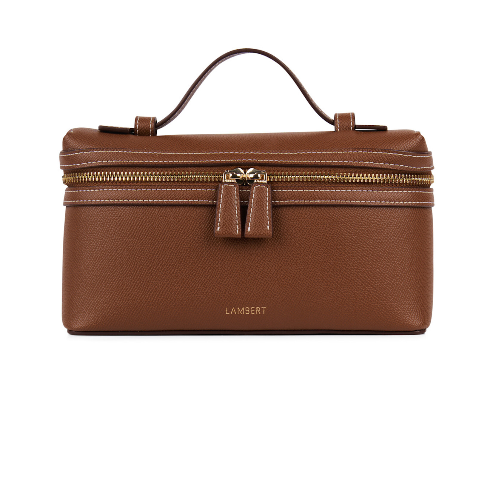 Lambert Le Elane - Sac à main 2-en-1 en cuir vegan - Noisette