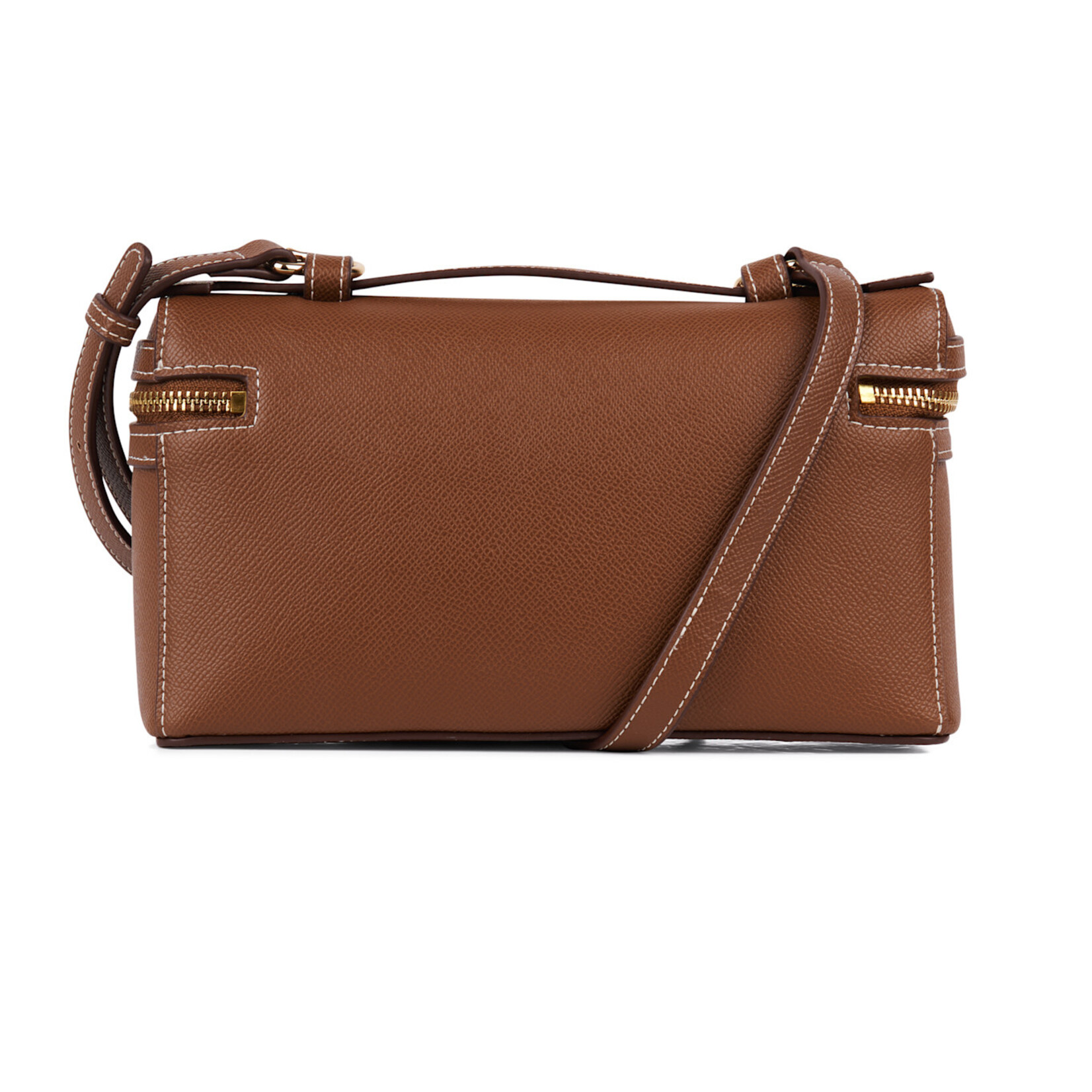 Lambert Le Elane - Sac à main 2-en-1 en cuir vegan - Noisette