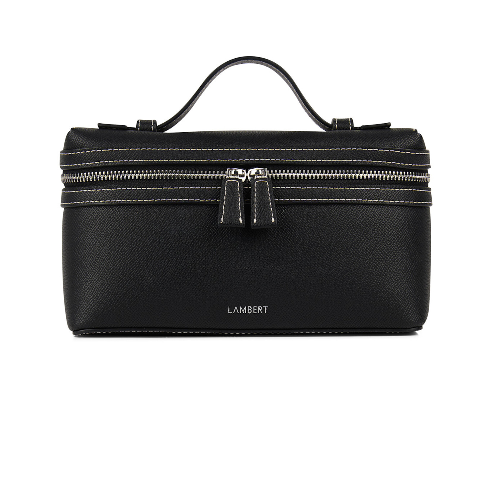 Lambert Le Elane - Sac à main 2-en-1 en cuir vegan - Noir