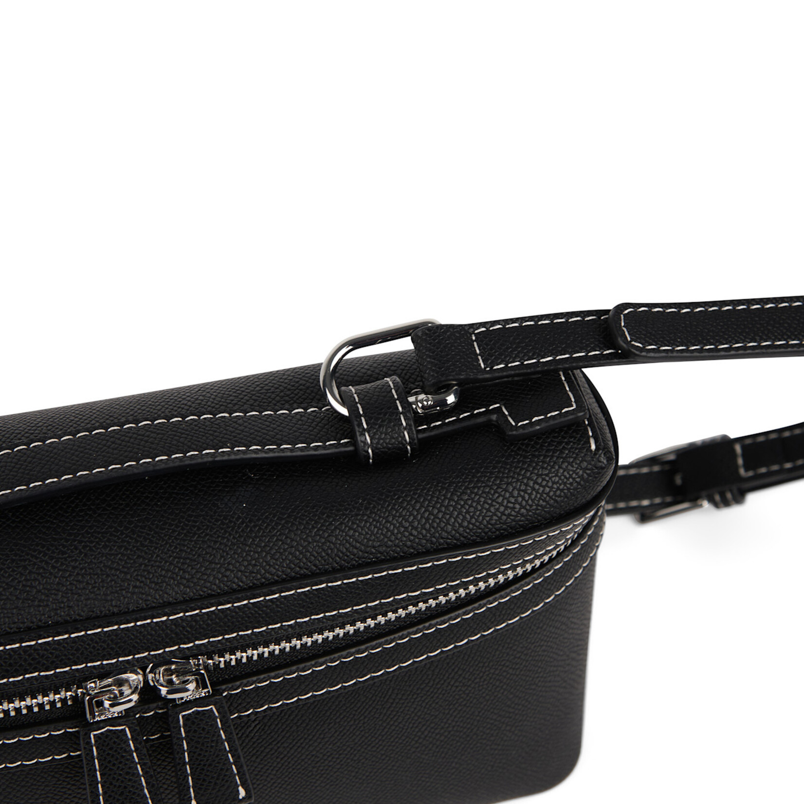 Lambert Le Elane - Sac à main 2-en-1 en cuir vegan - Noir