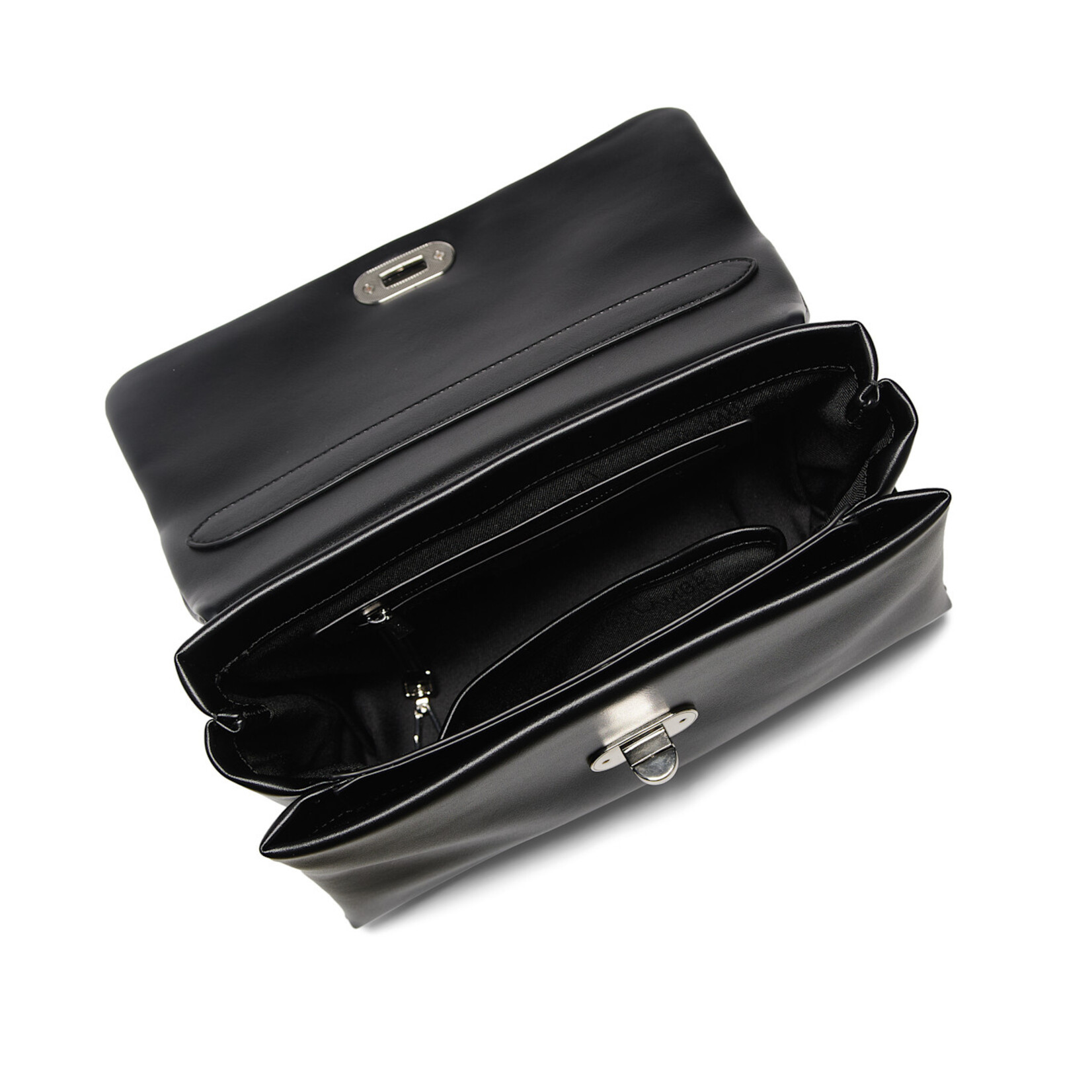 Lambert Le Freya - Sac à main 2-en-1 en suède - Noir