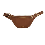 Lambert Le Sarah - Sac banane en cuir vegan - Noisette