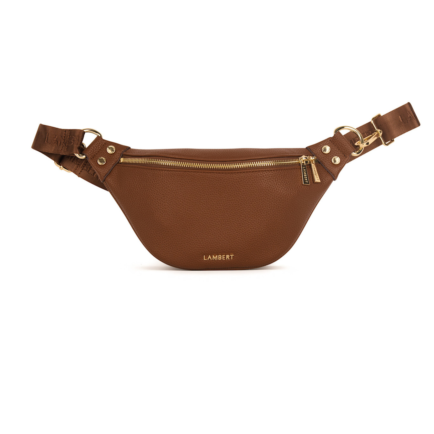 Lambert Le Sarah - Sac banane en cuir vegan - Noisette
