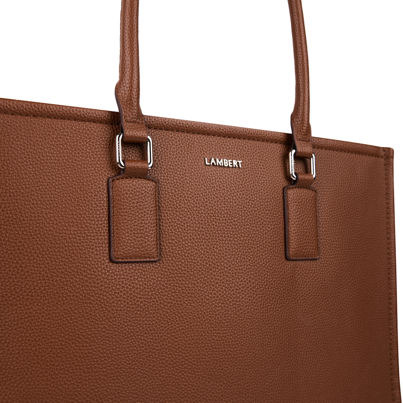 Lambert Le Valentina - Sac fourre-tout 2-en-1 en cuir végan - Noisette