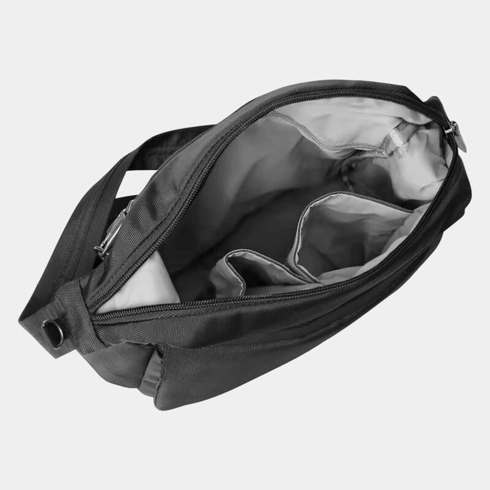 Travelon Sac messager classique antivol - Noir