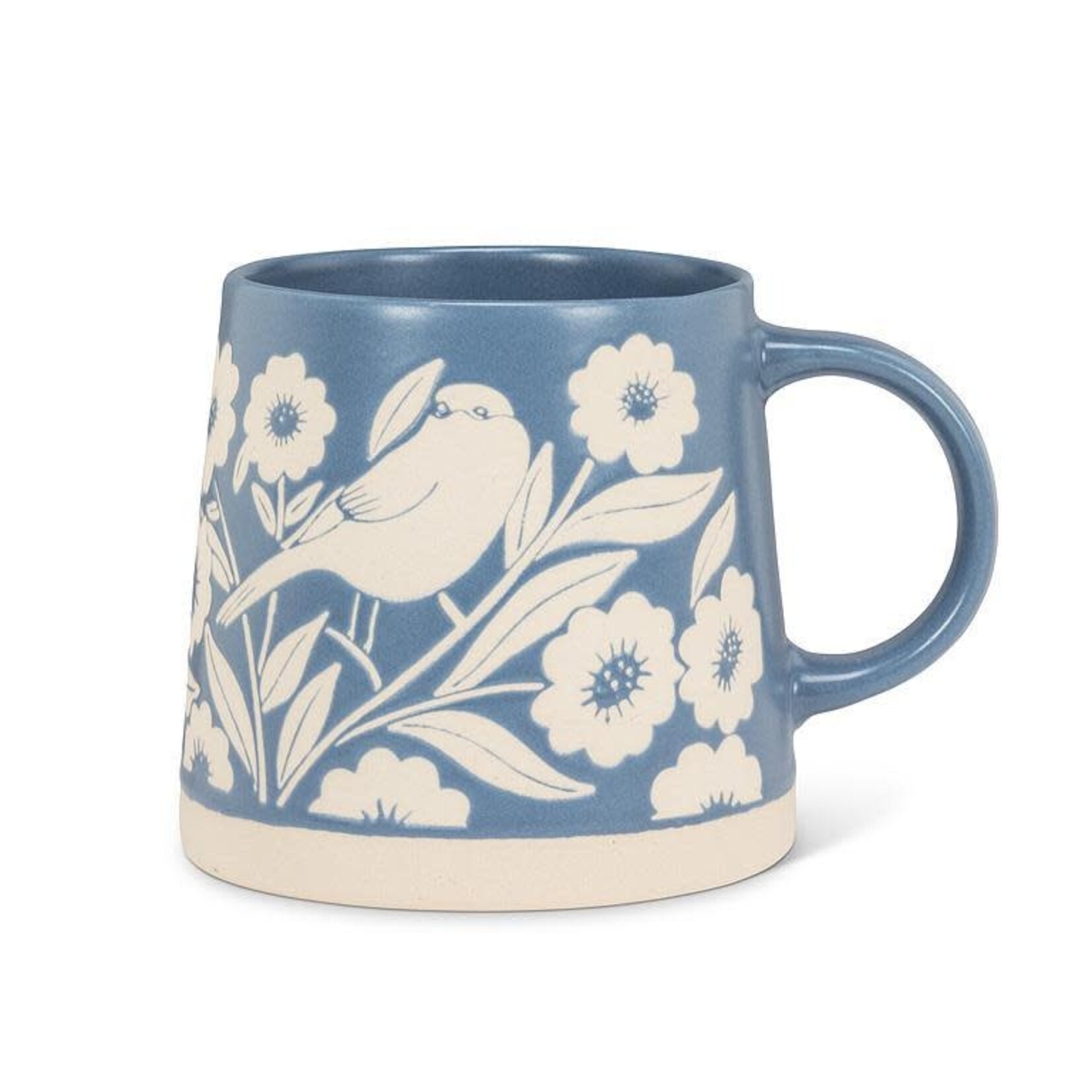 Abbott Tasse surdimensionnée - Feuilles et oiseaux