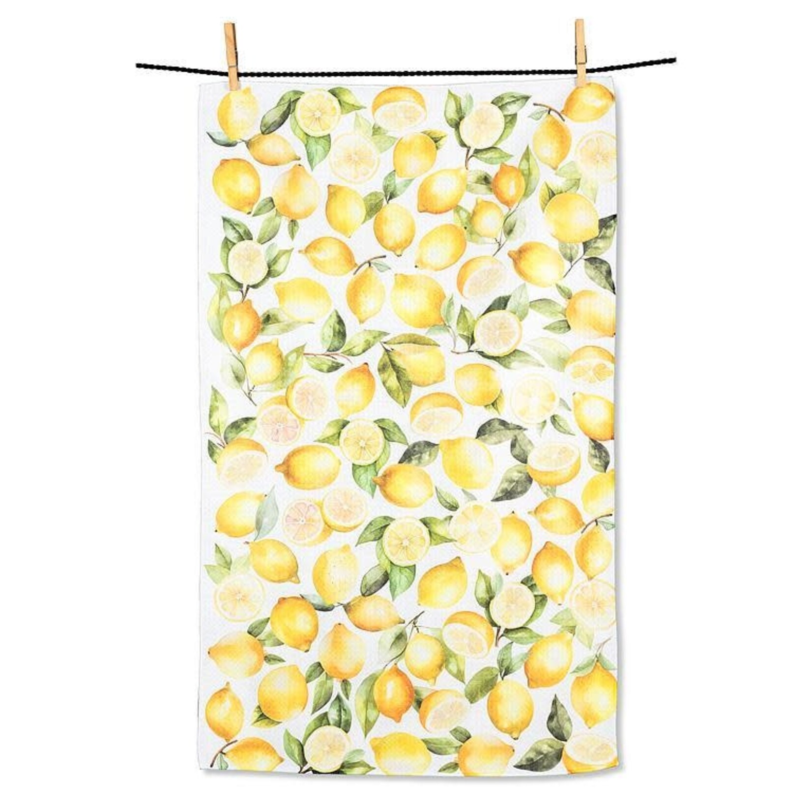 Abbott Torchon de cuisine double face - Citrons