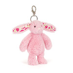 JellyCat Peluche Jellycat - Porte-clé  Lapin Blushkin Blossom