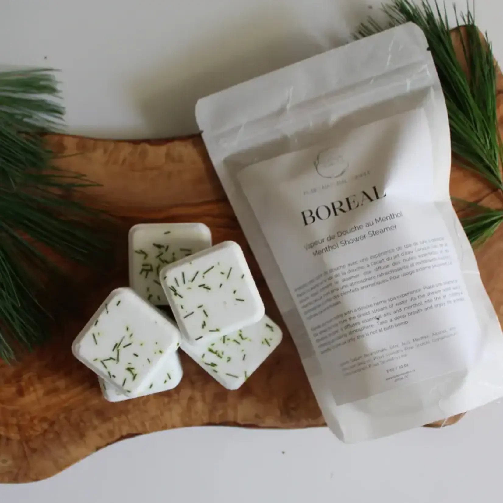 HudsonSoap CO. Ensemble - Vapeurs de douche - Boréal