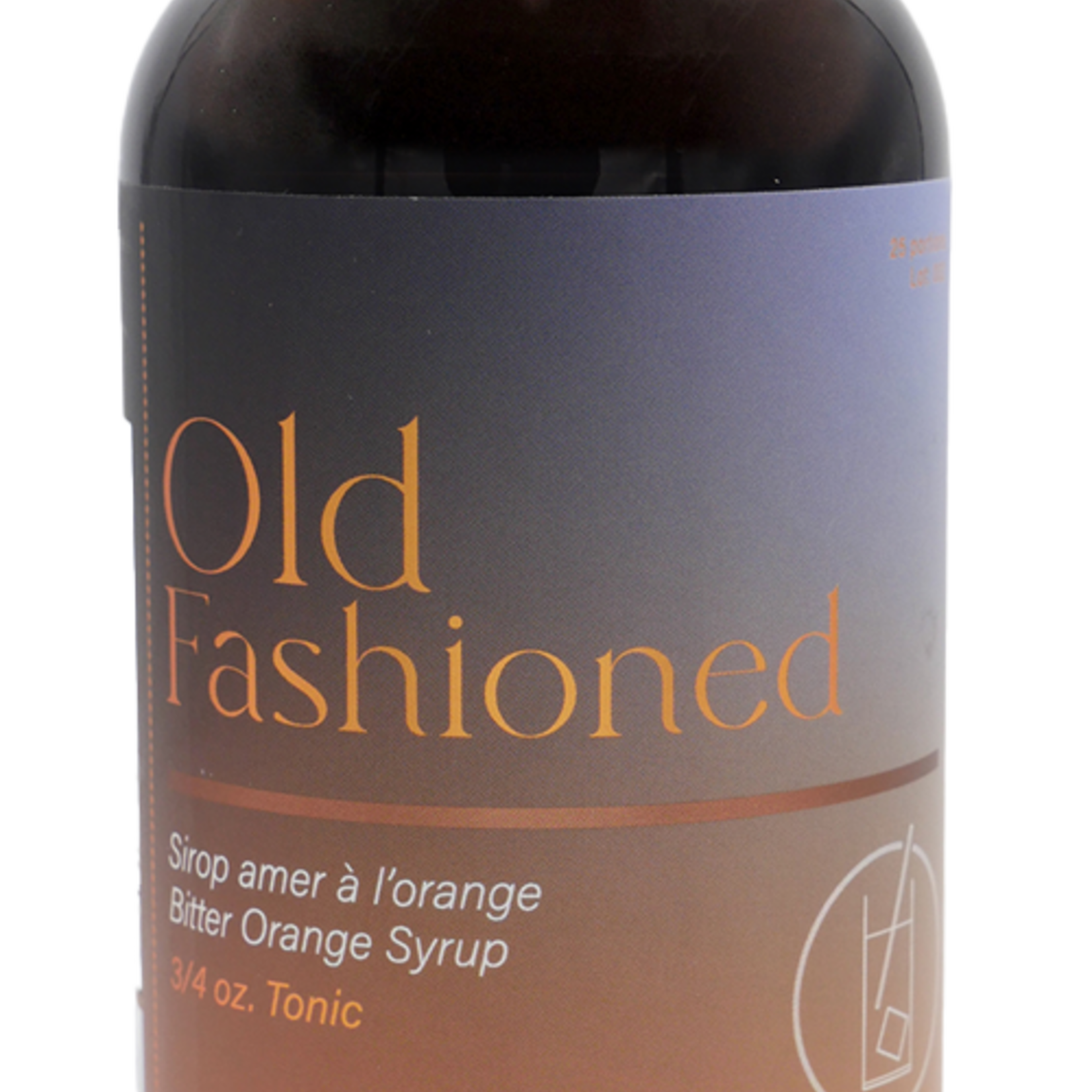 3/4 oz Bouteille de sirop amer à l'orange - Old Fashioned - 503 ml