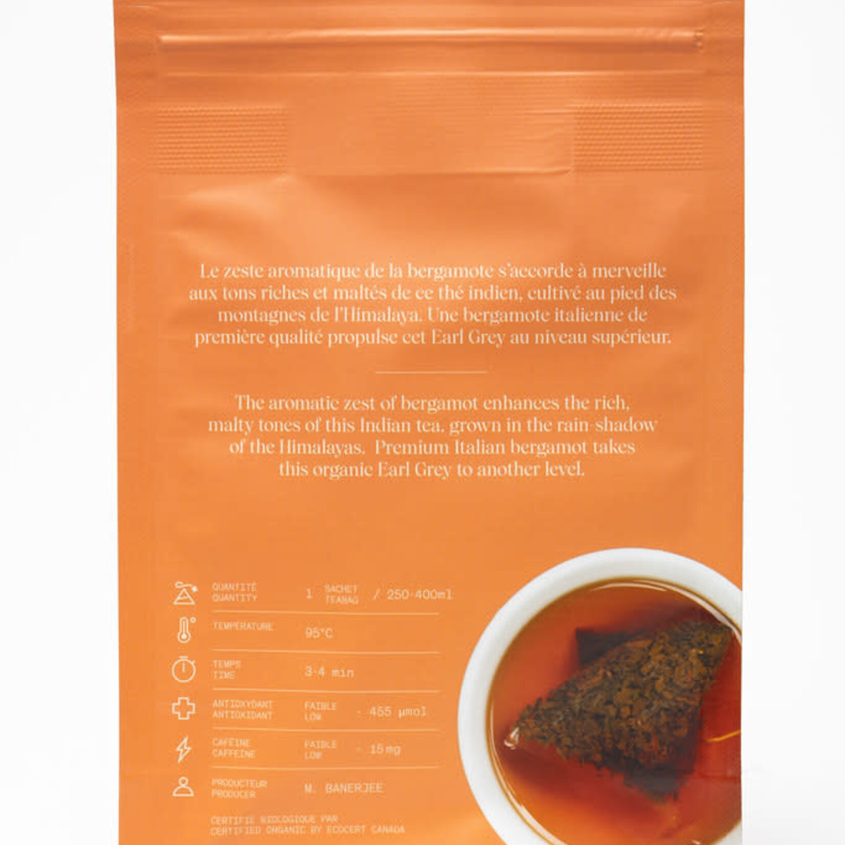 Camellia Sinensis Sac de thé - Earl Grey ( 15 sachets )