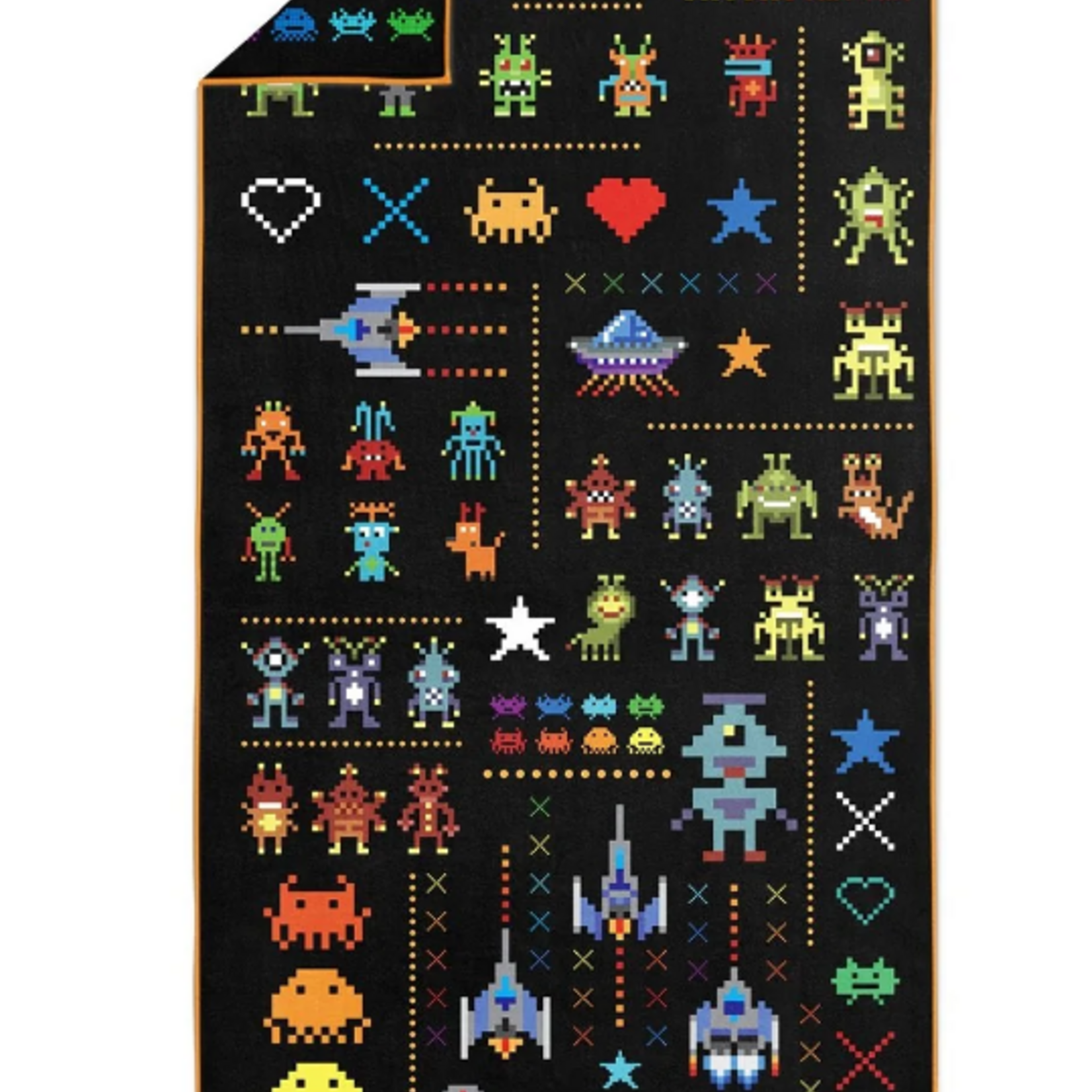 Solem Serviette de plage - Pixel Galaxie  XL