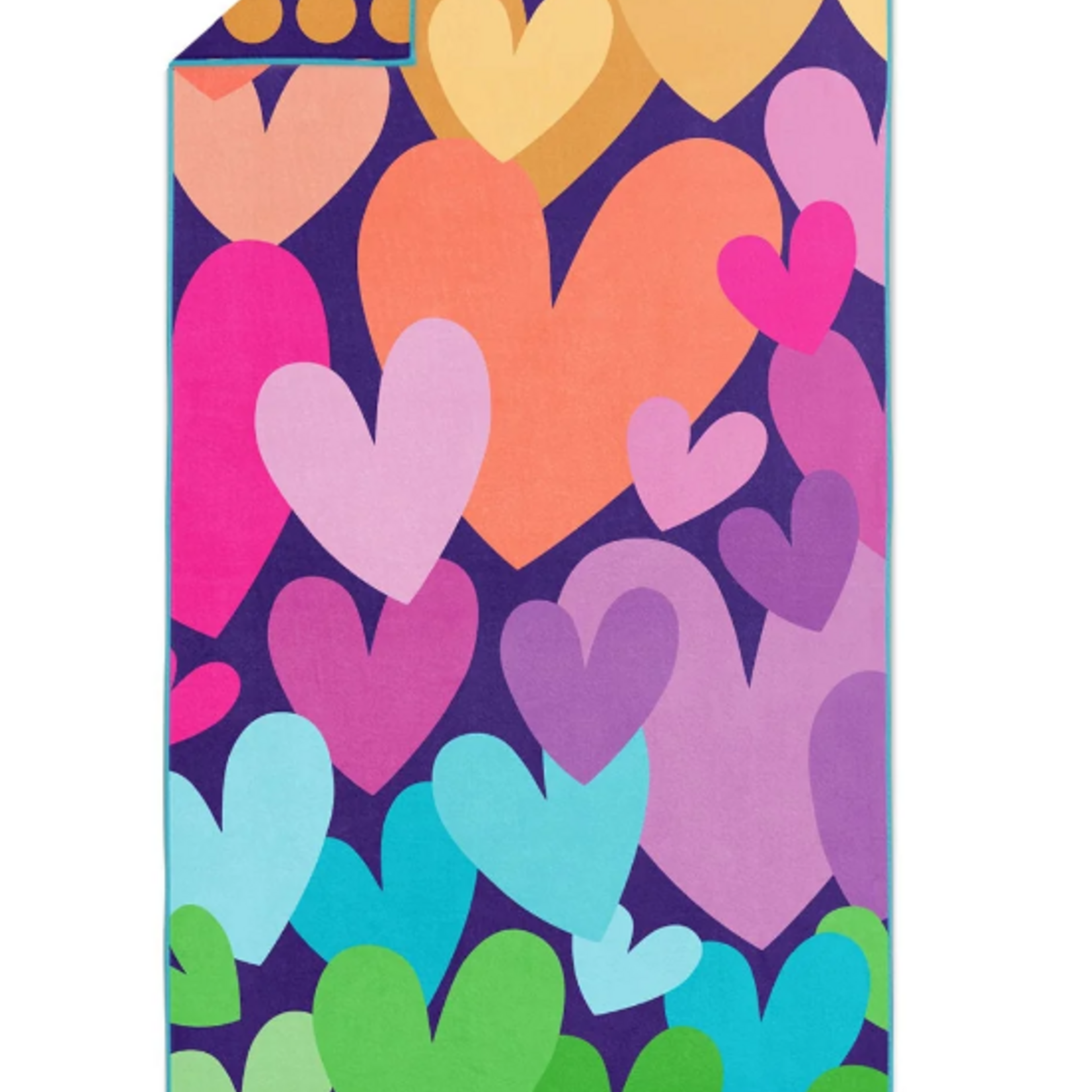 Solem Serviette de plage - Joli coeur XL