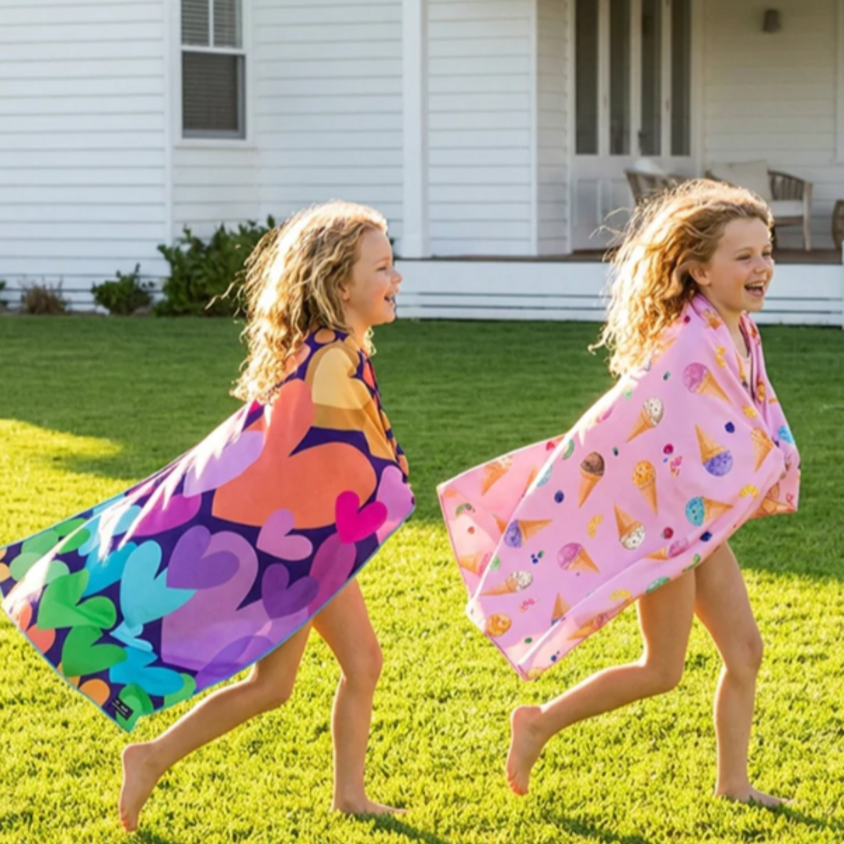 Solem Serviette de plage - Joli coeur XL