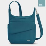 Travelon Sac messager classique antivol - Turquoise