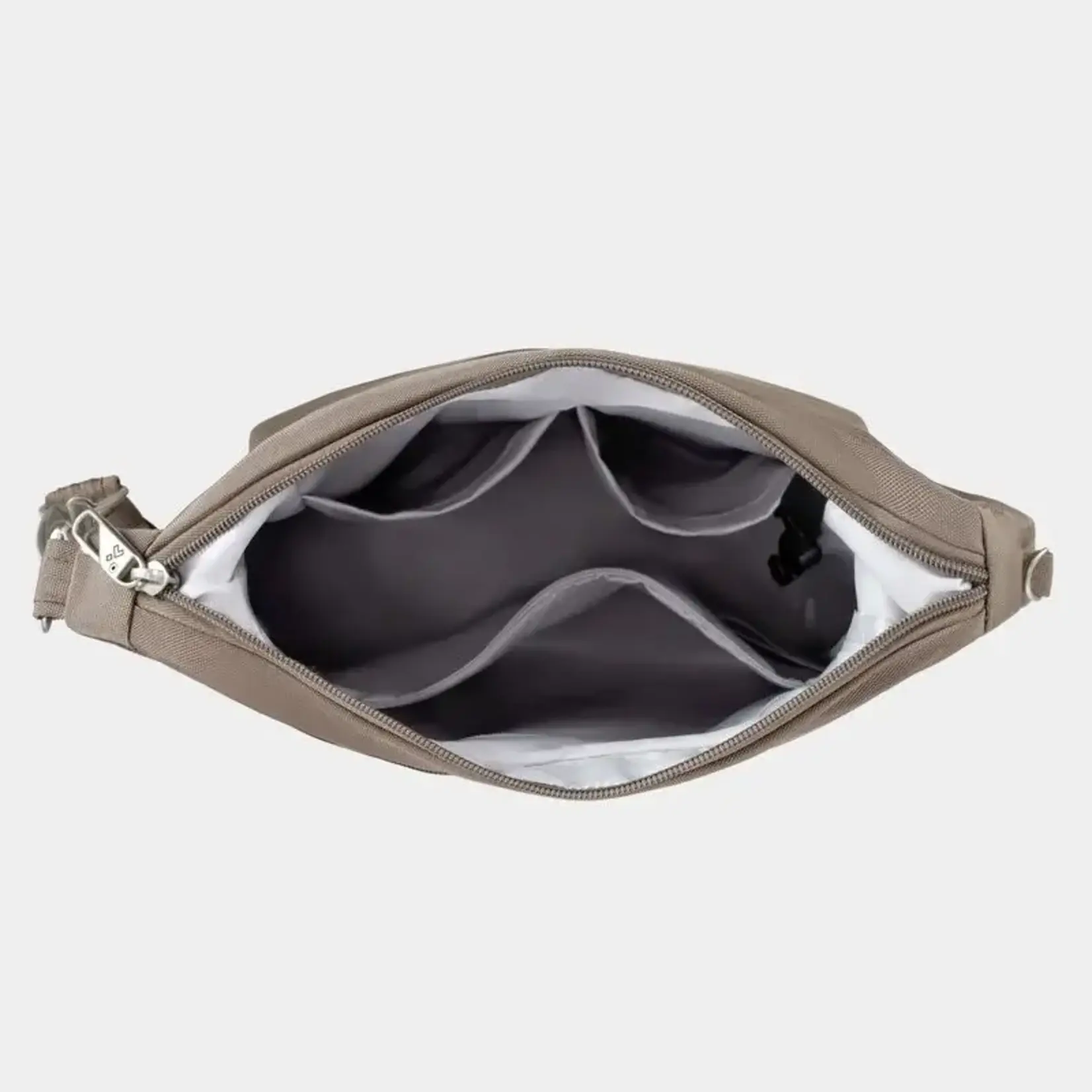 Travelon Sac messager classique antivol - Noisette